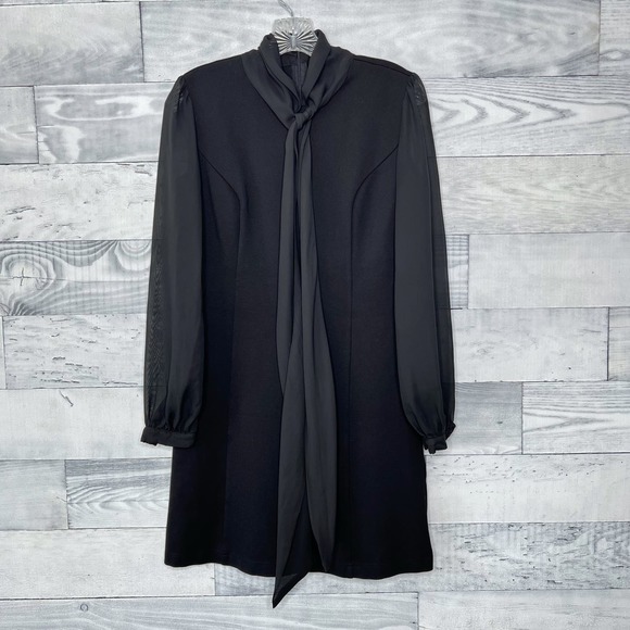 Slate & Willow Sheer Sleeve Dress - Picture 5 of 10